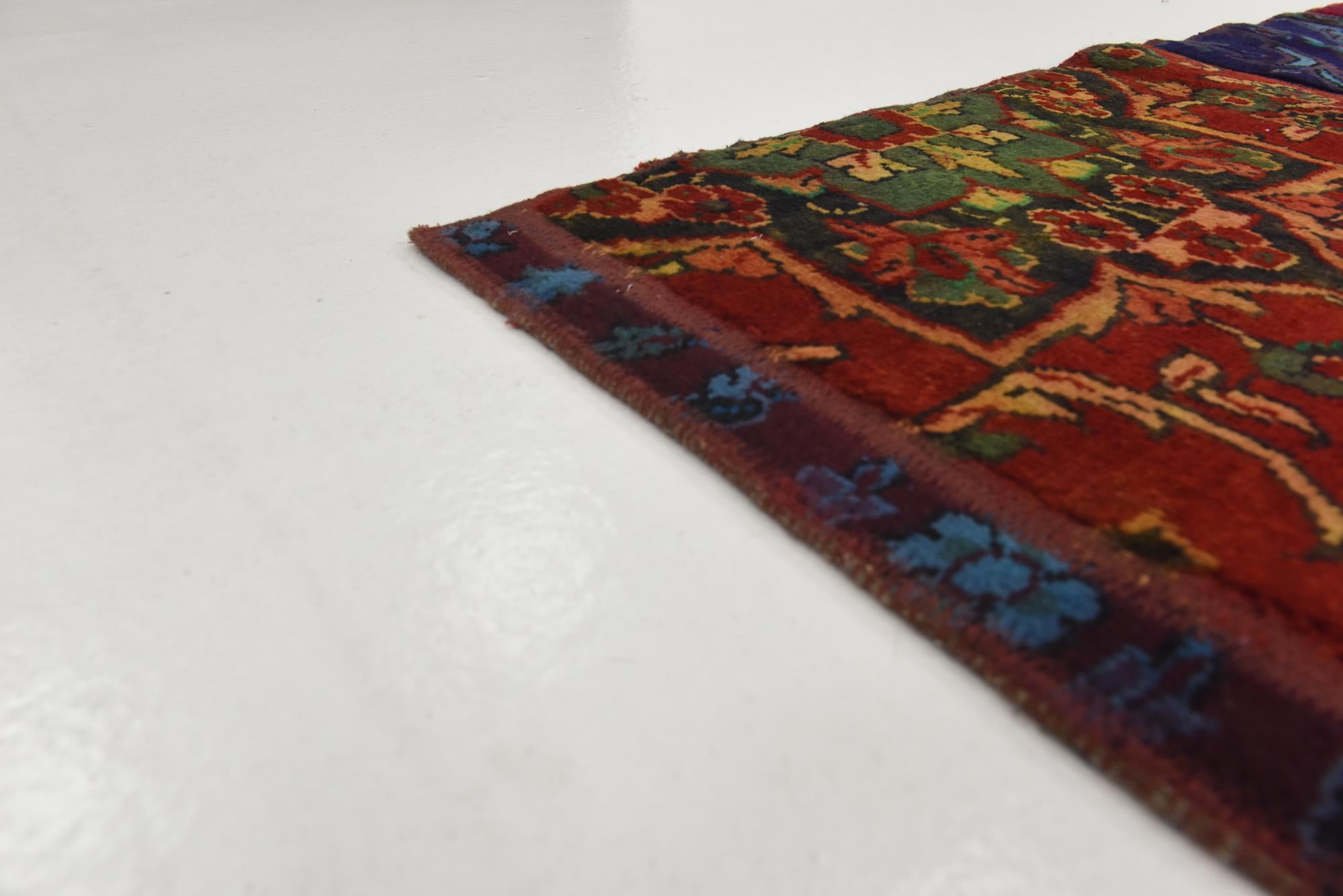 5' 3 x 7' 6 Hand Knotted Ultra Vintage Persian Wool Rug