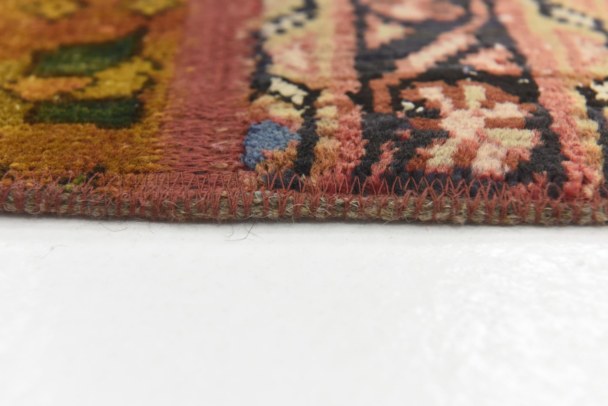 5' 6 x 7' 6 Hand Knotted Ultra Vintage Persian Wool Rug