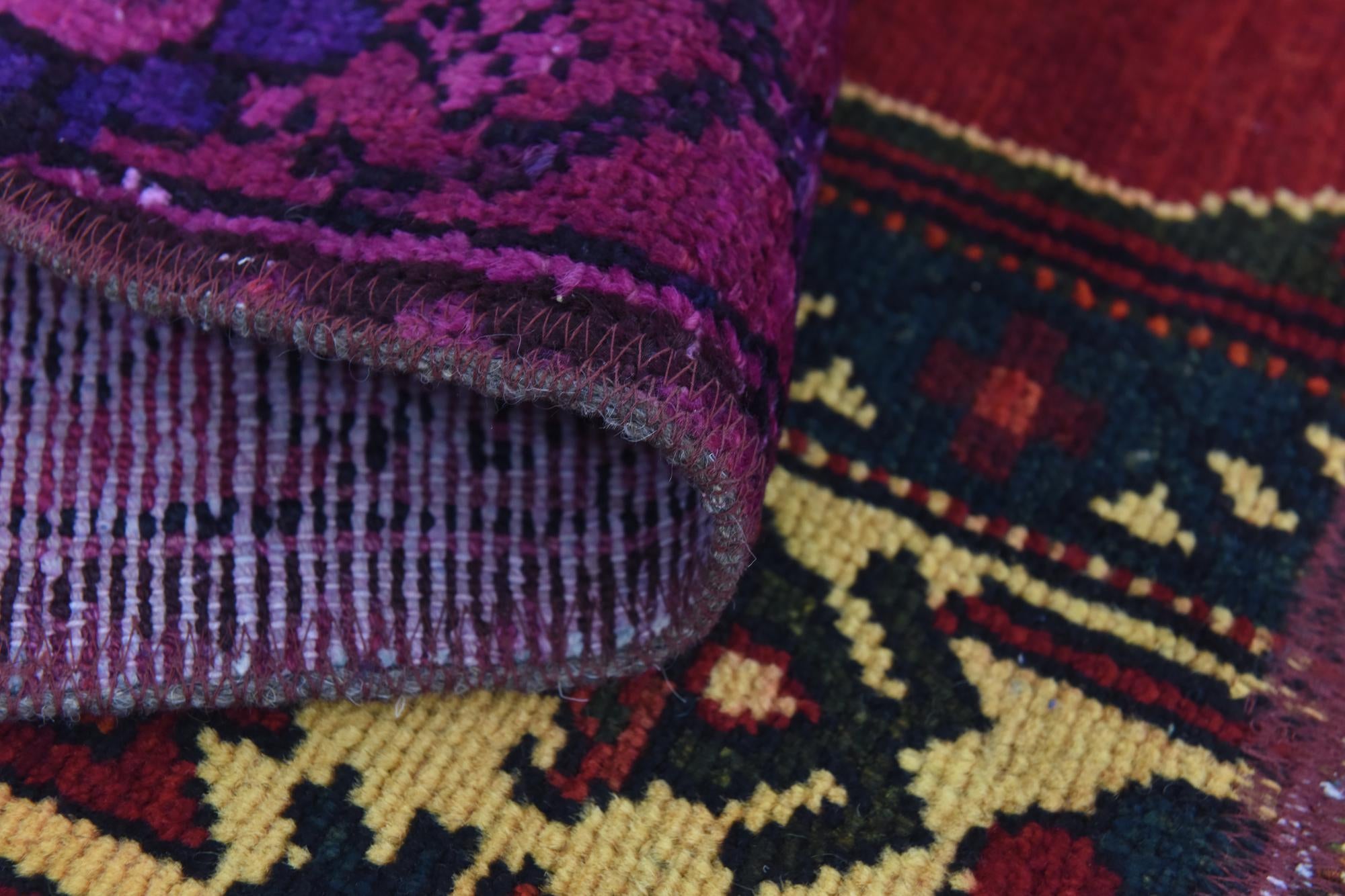 5' 6 x 7' 6 Hand Knotted Ultra Vintage Persian Wool Rug