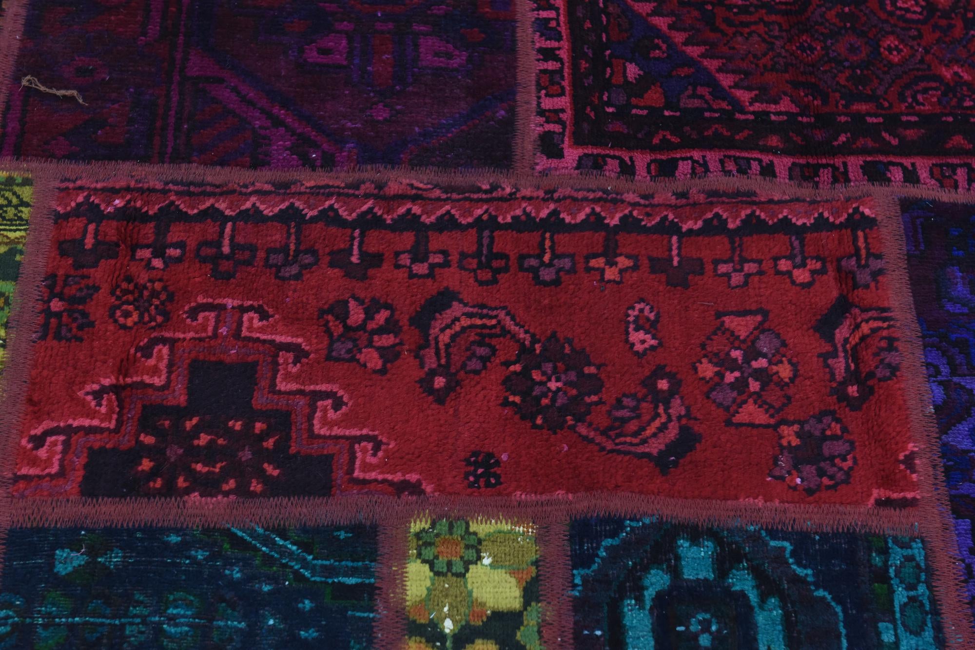 5' 6 x 7' 7 Hand Knotted Ultra Vintage Persian Wool Rug