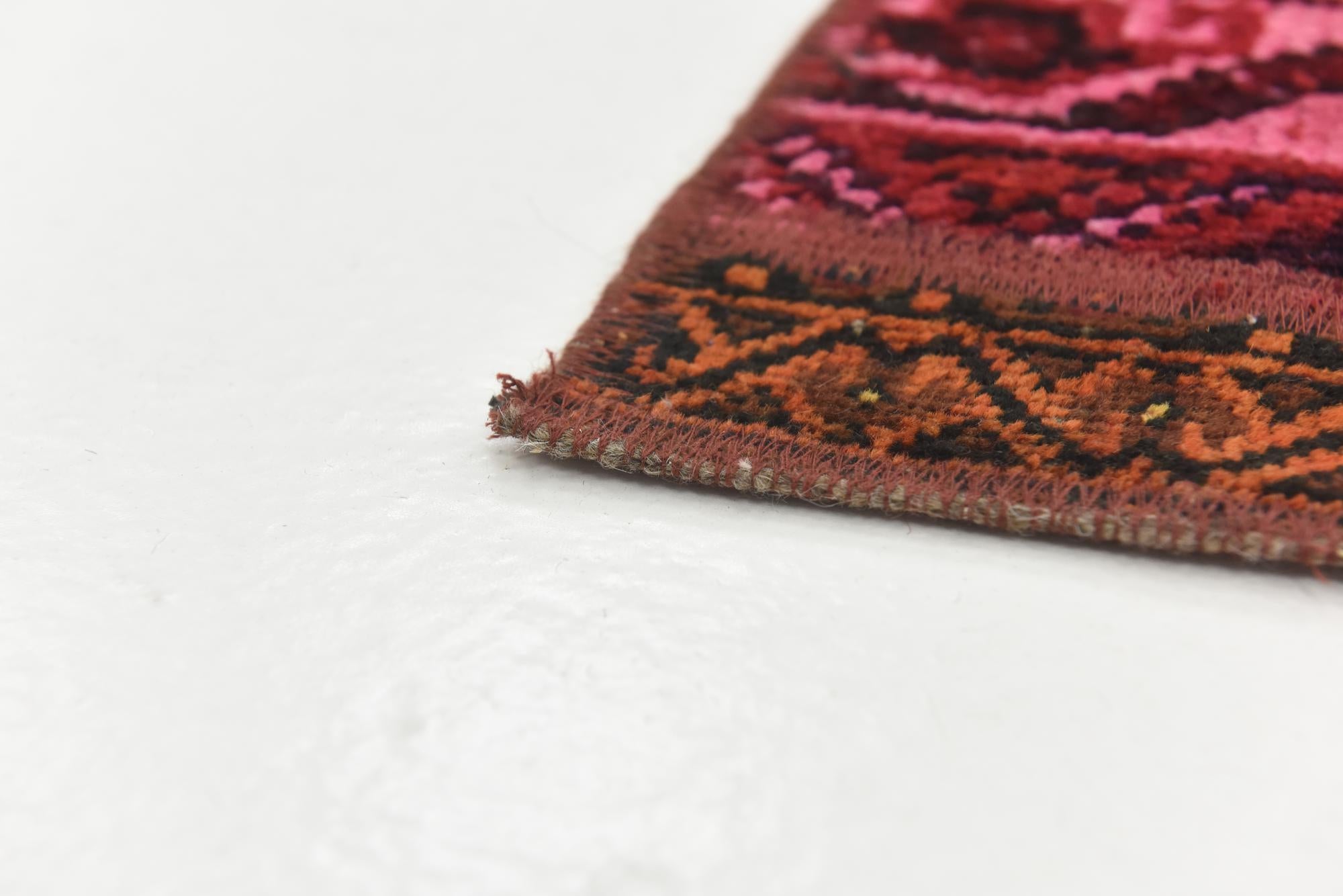 5' 6 x 7' 7 Hand Knotted Ultra Vintage Persian Wool Rug