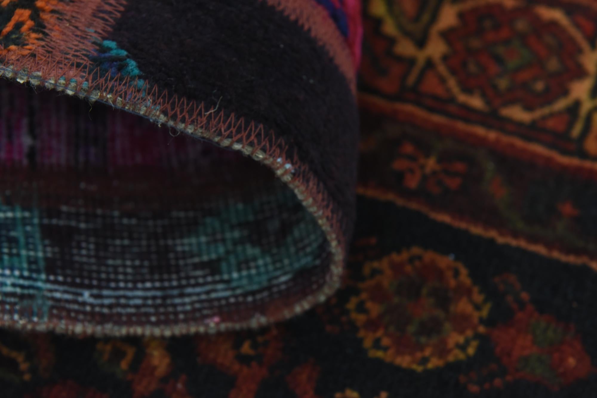 5' 6 x 7' 7 Hand Knotted Ultra Vintage Persian Wool Rug