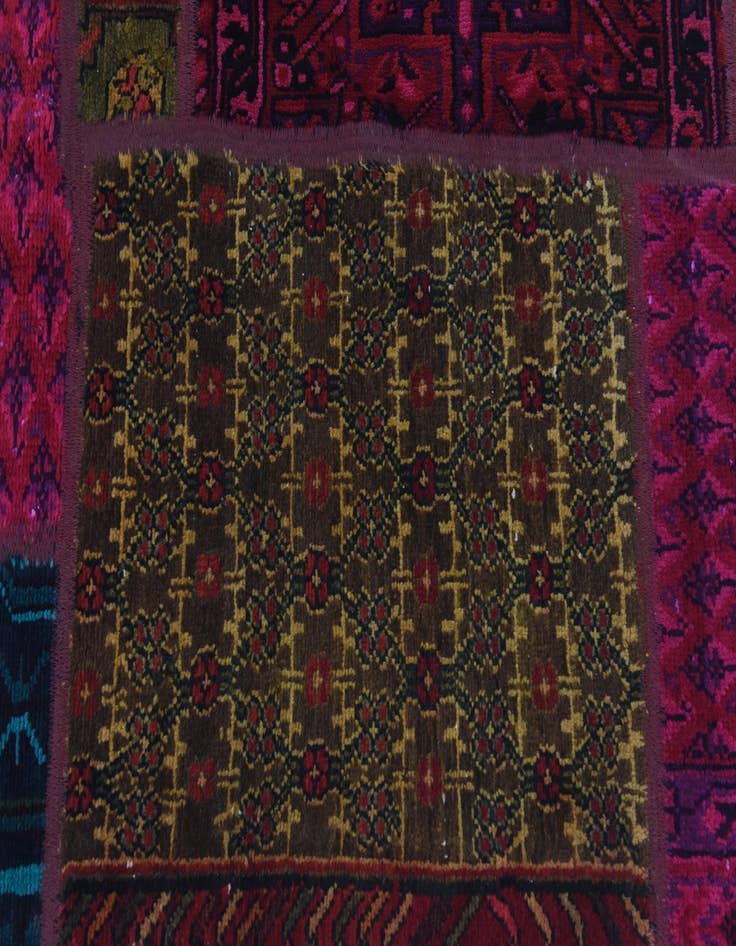 Detail image of 5' 5 x 8' 5  Hand Knotted Ultra Vintage Persian Wool Rug