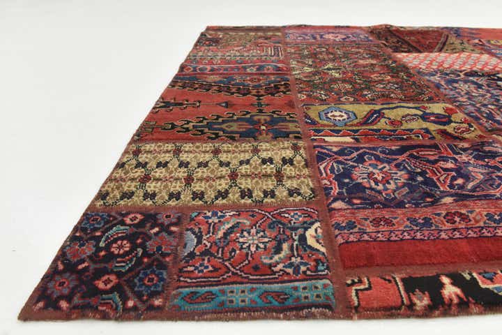 6' 5 x 9' Hand Knotted Ultra Vintage Persian Wool Rug