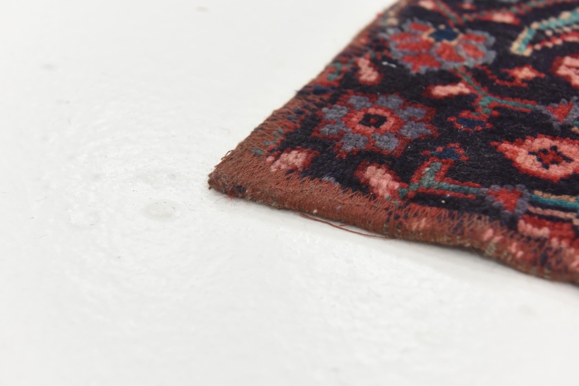 6' 5 x 9' Hand Knotted Ultra Vintage Persian Wool Rug