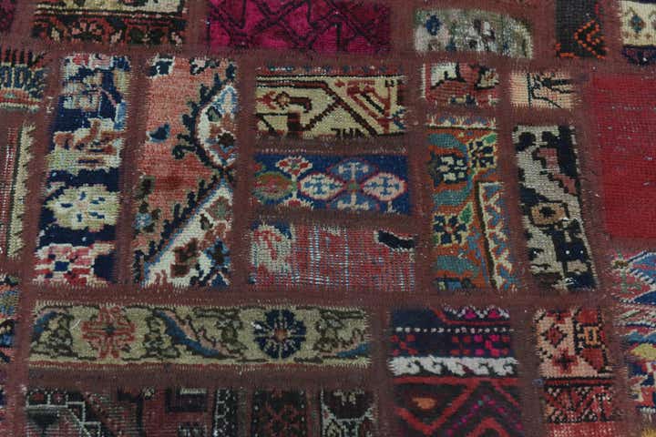 5' 10 x 8' Hand Knotted Ultra Vintage Persian Wool Rug