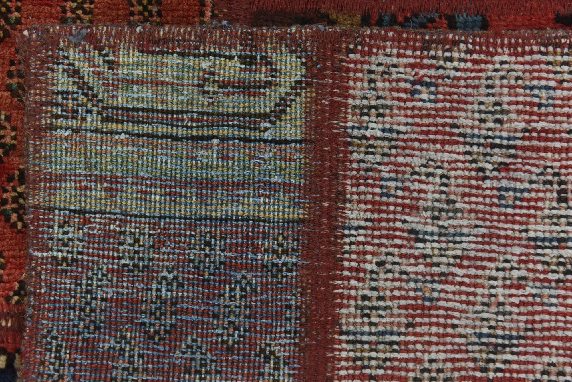 6' 2 x 9' 6 Hand Knotted Ultra Vintage Persian Wool Rug