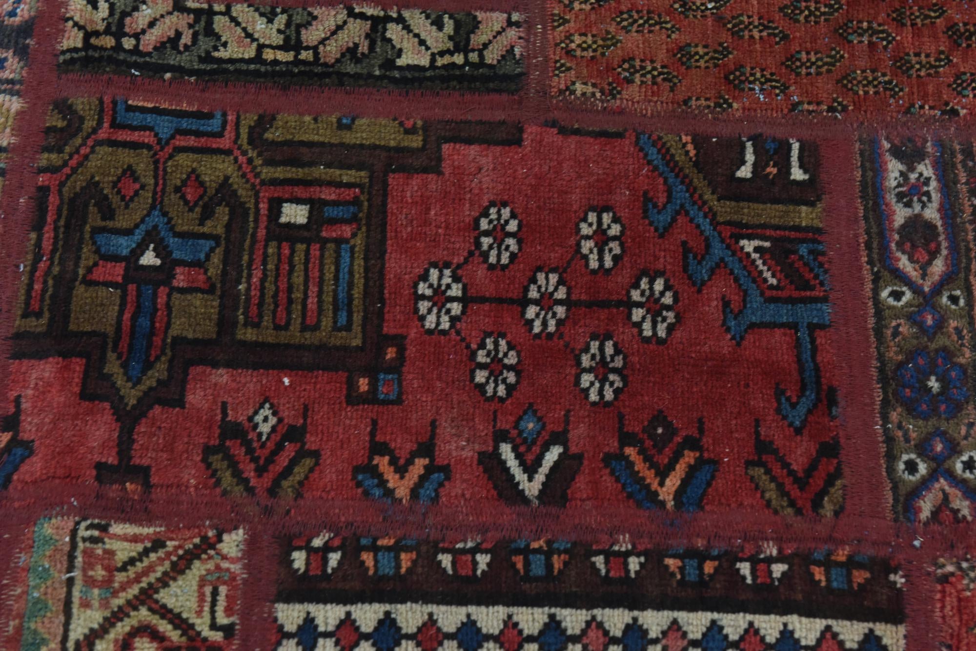 6' 2 x 9' 6 Hand Knotted Ultra Vintage Persian Wool Rug