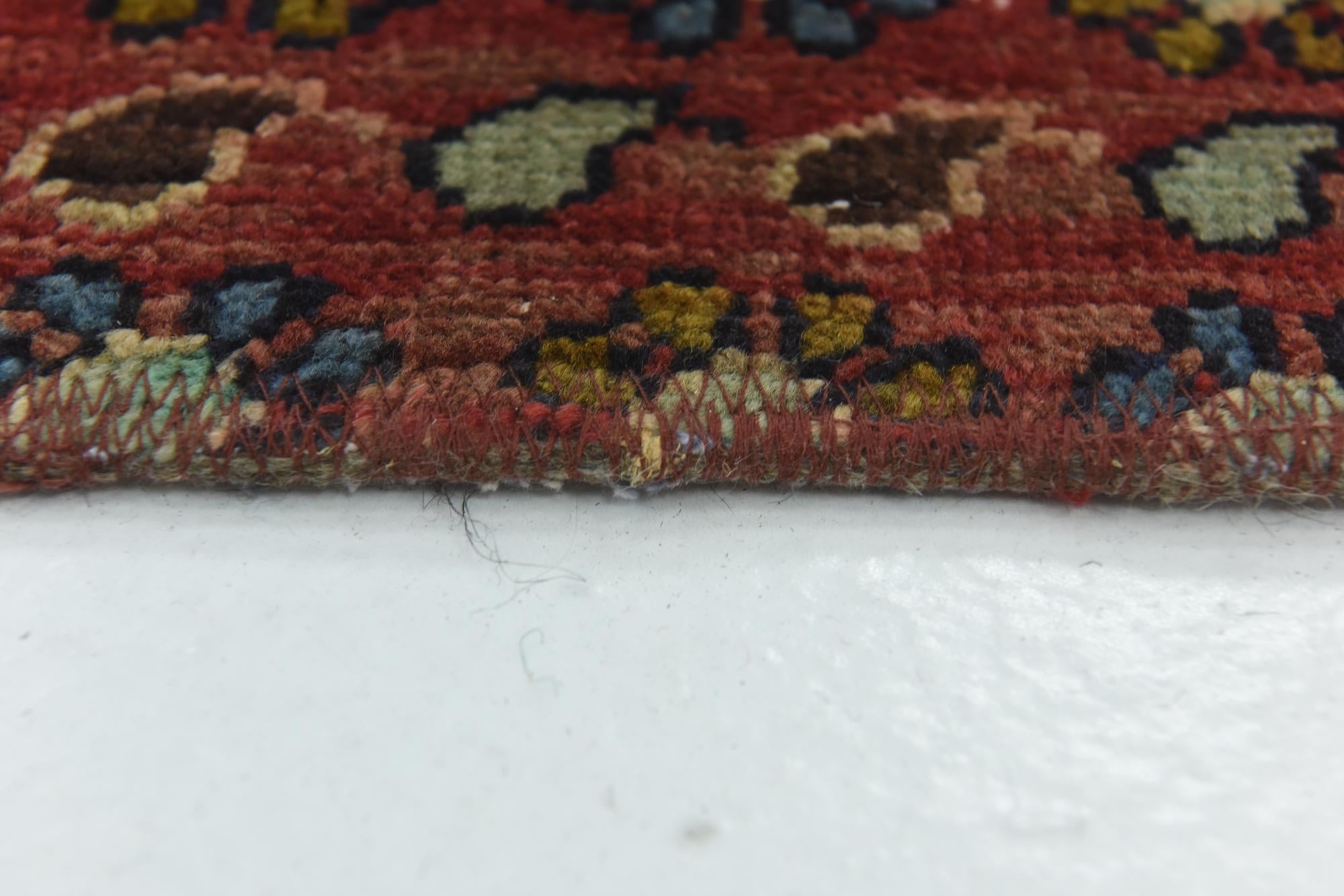 6' 2 x 9' 6 Hand Knotted Ultra Vintage Persian Wool Rug