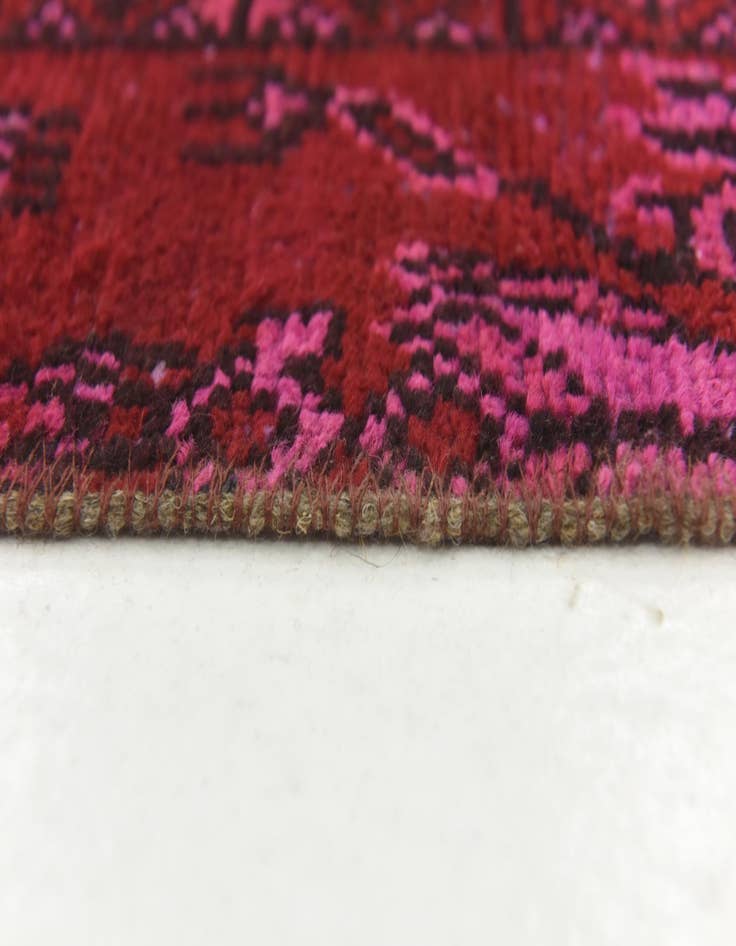 Detail image of 5' 8 x 8'  Hand Knotted Ultra Vintage Persian Wool Rug