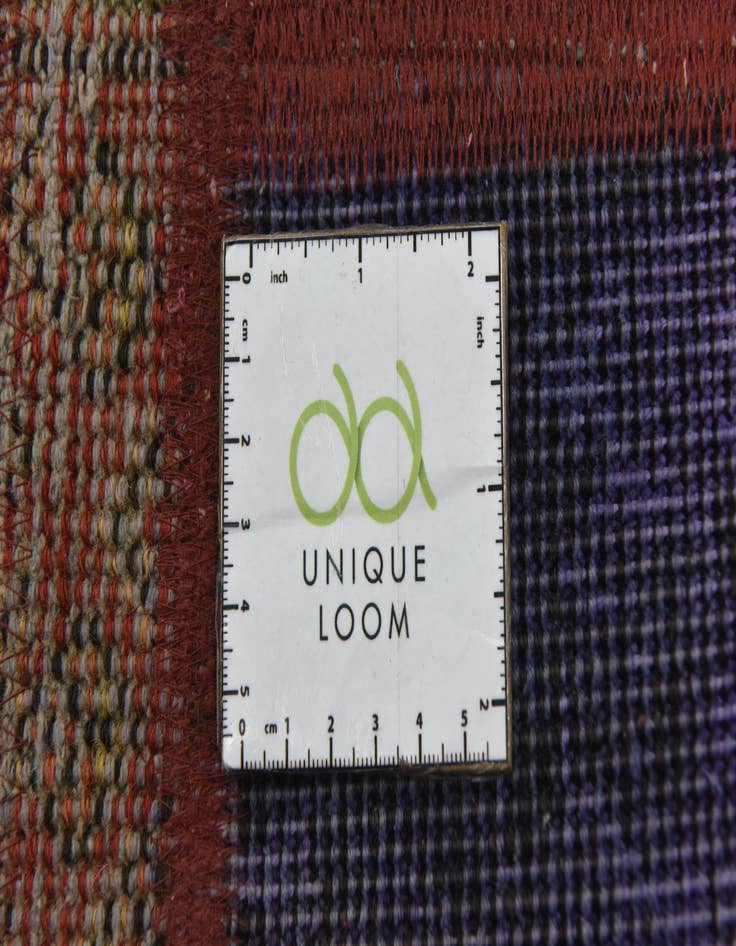 Detail image of 5' 8 x 8'  Hand Knotted Ultra Vintage Persian Wool Rug