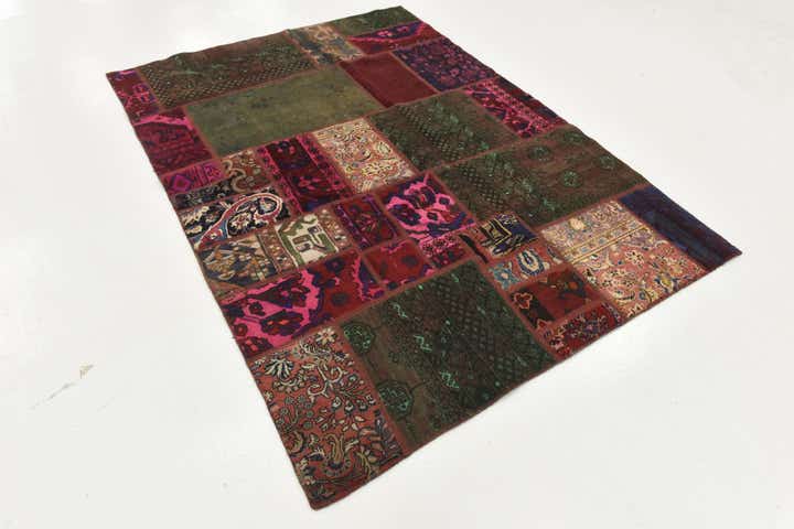 5' 4 x 7' 6 Hand Knotted Ultra Vintage Persian Wool Rug