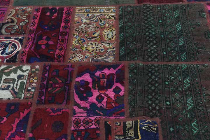 5' 4 x 7' 6 Hand Knotted Ultra Vintage Persian Wool Rug