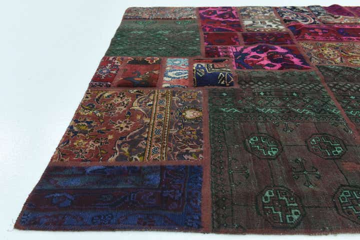 5' 4 x 7' 6 Hand Knotted Ultra Vintage Persian Wool Rug