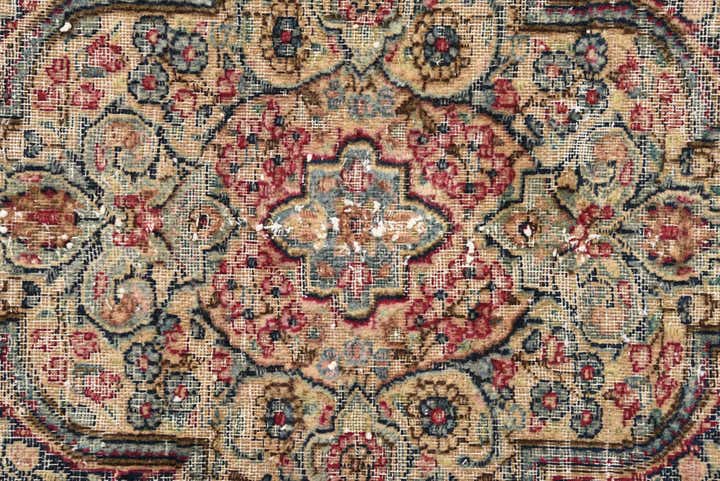 4' 7 x 6' Hand Knotted Ultra Vintage Persian Wool Rug