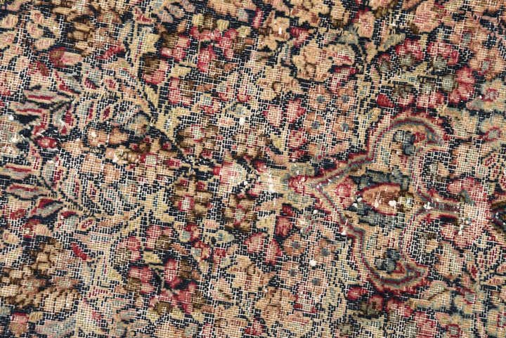 4' 7 x 6' Hand Knotted Ultra Vintage Persian Wool Rug