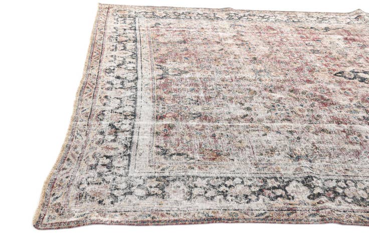 Detail image of 9' 3 x 12' 7 Hand Knotted Ultra Vintage Persian Wool Rug