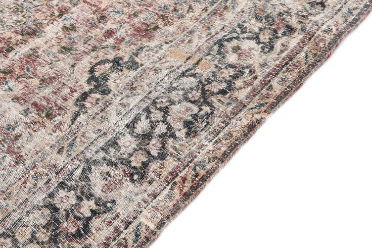 Detail image of 9' 3 x 12' 7 Hand Knotted Ultra Vintage Persian Wool Rug