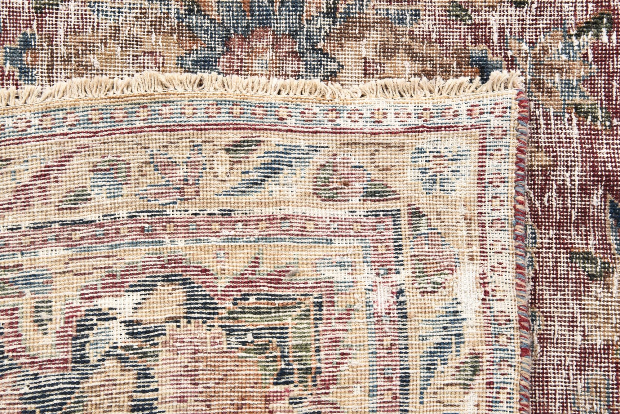 9' 3 x 12' 7 Hand Knotted Ultra Vintage Persian Wool Rug