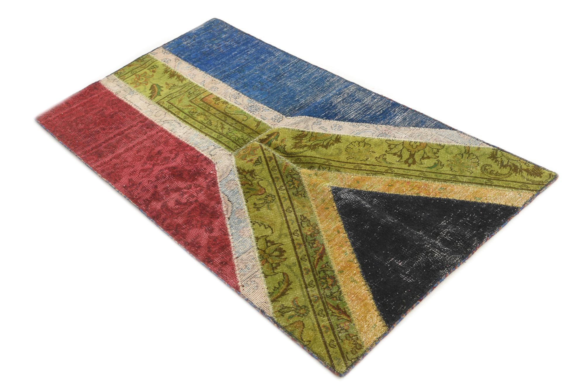 2' 8 x 5' Hand Knotted Ultra Vintage Persian Wool Rug