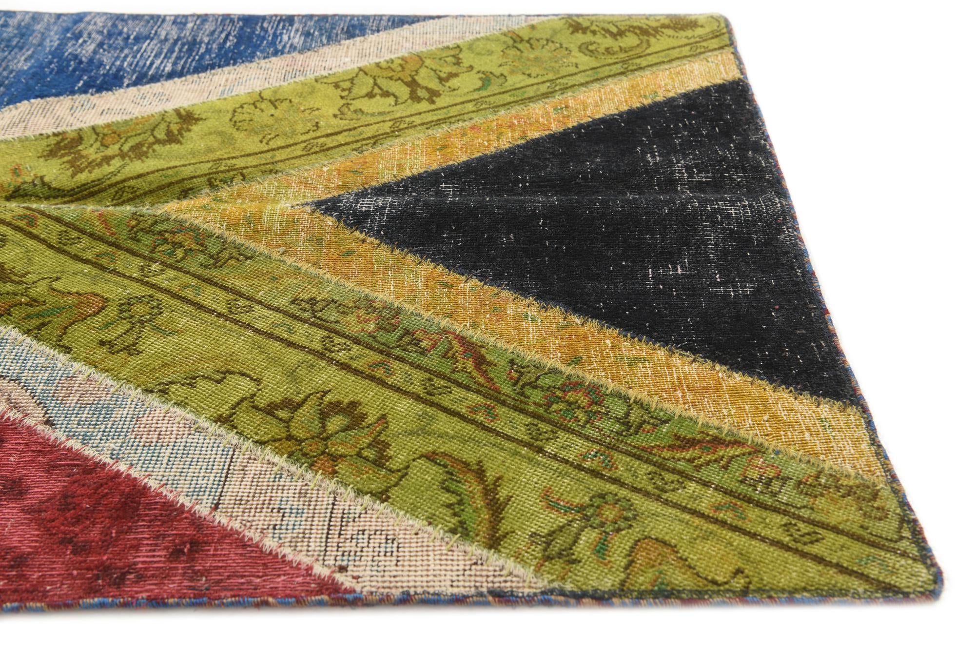 2' 8 x 5' Hand Knotted Ultra Vintage Persian Wool Rug