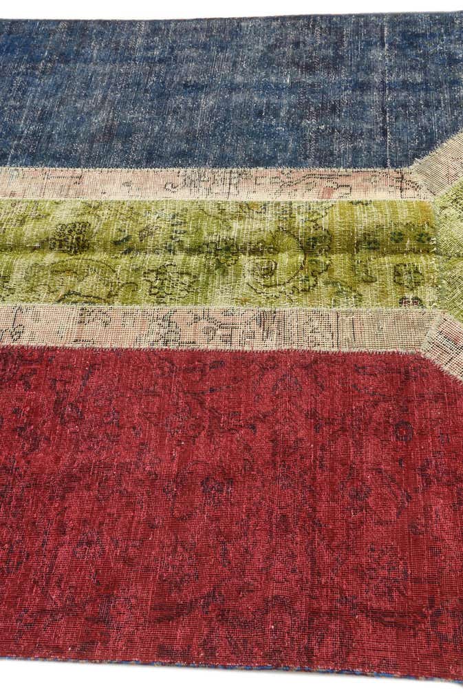 4' 8 x 6' 7 Hand Knotted Ultra Vintage Persian Wool Rug