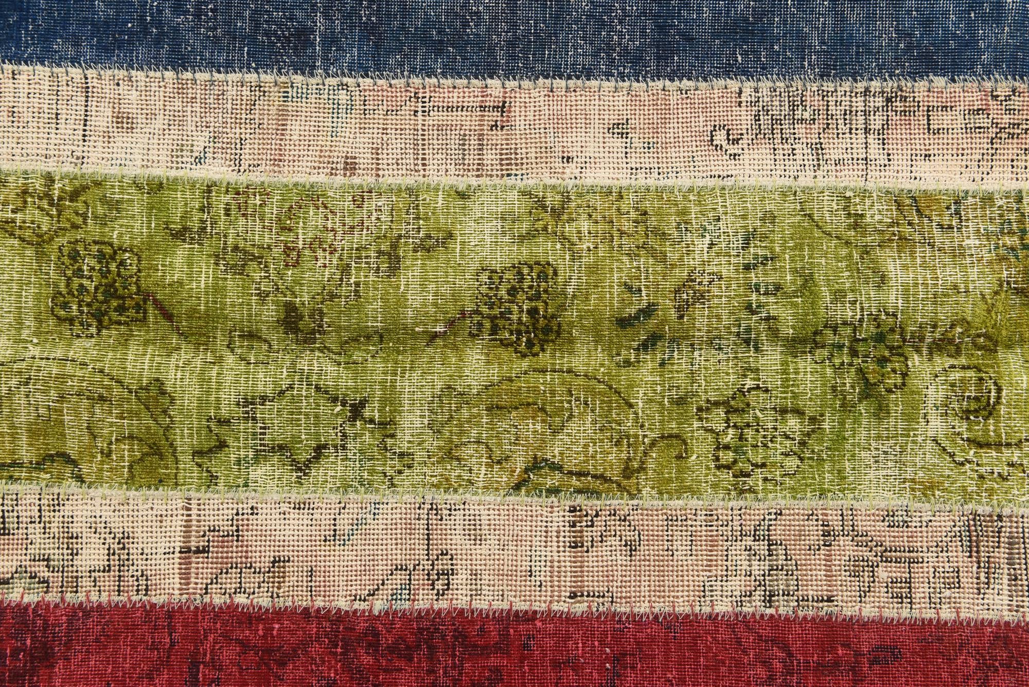 4' 8 x 6' 7 Hand Knotted Ultra Vintage Persian Wool Rug