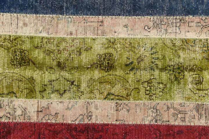 4' 8 x 6' 7 Hand Knotted Ultra Vintage Persian Wool Rug
