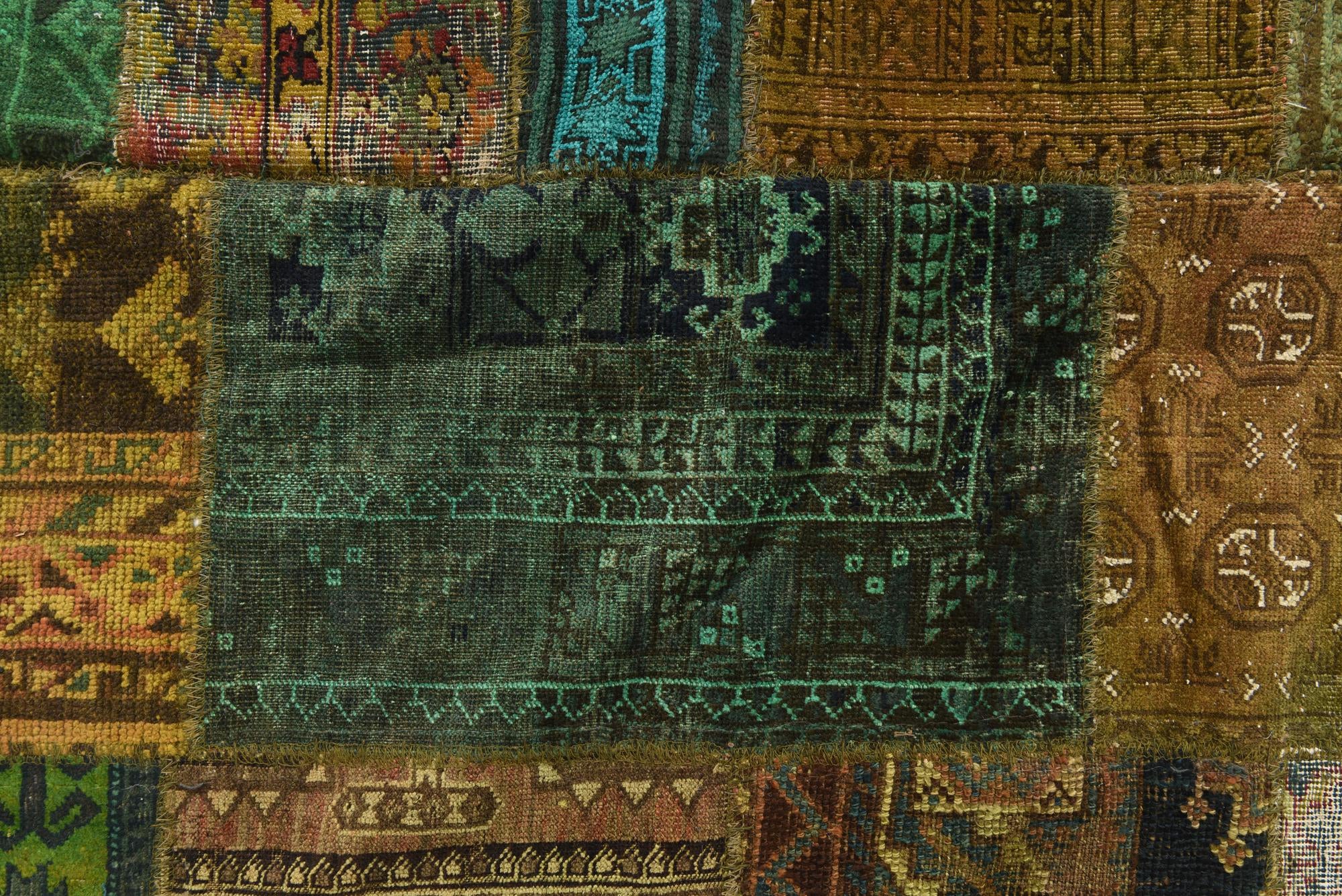 6' 8 x 9' 9 Hand Knotted Ultra Vintage Persian Wool Rug