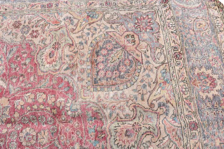 9' x 13' 2 Hand Knotted Ultra Vintage Persian Wool Rug