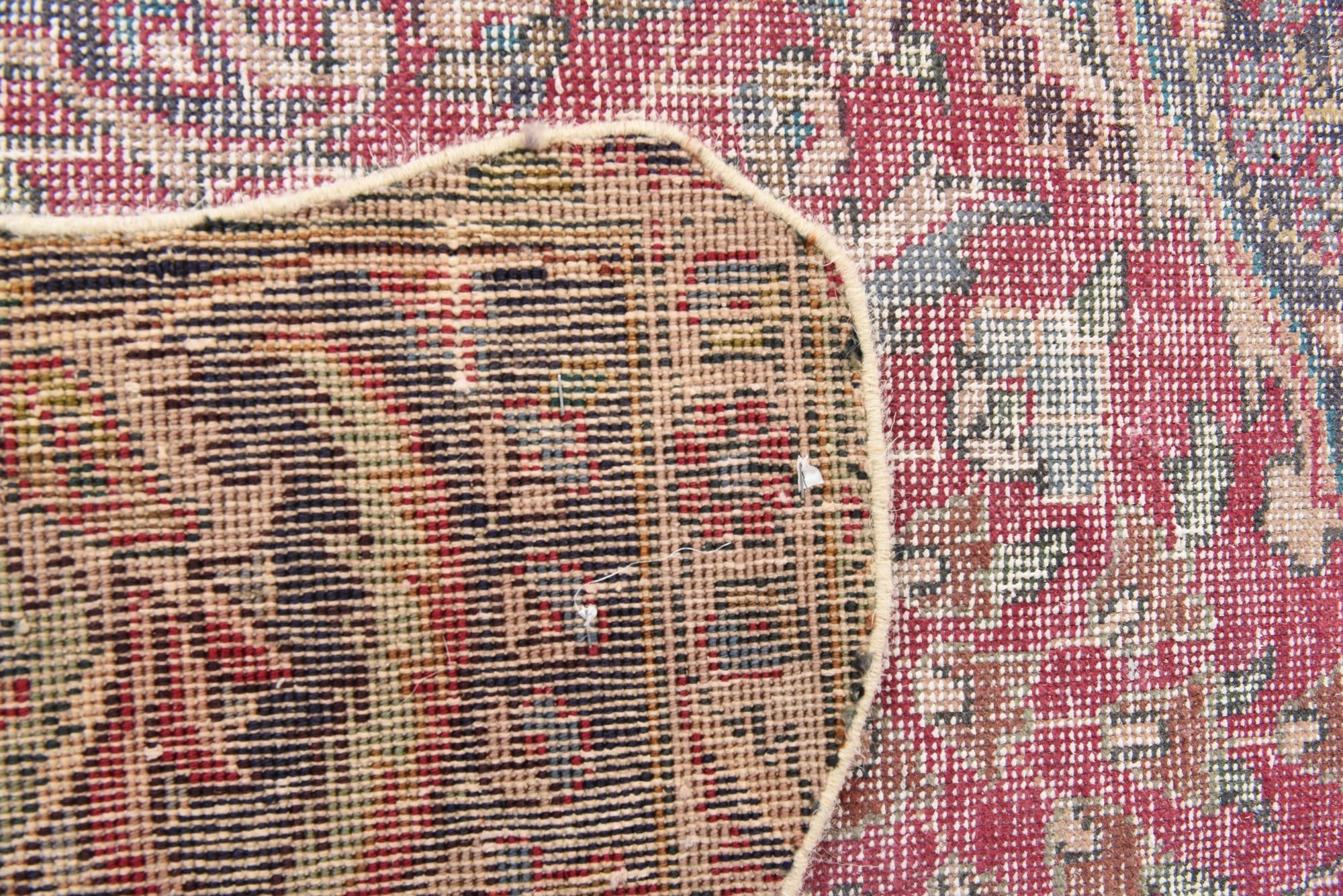 9' x 13' 2 Hand Knotted Ultra Vintage Persian Wool Rug