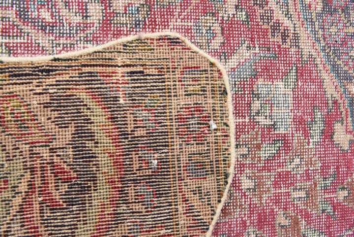 9' x 13' 2 Hand Knotted Ultra Vintage Persian Wool Rug