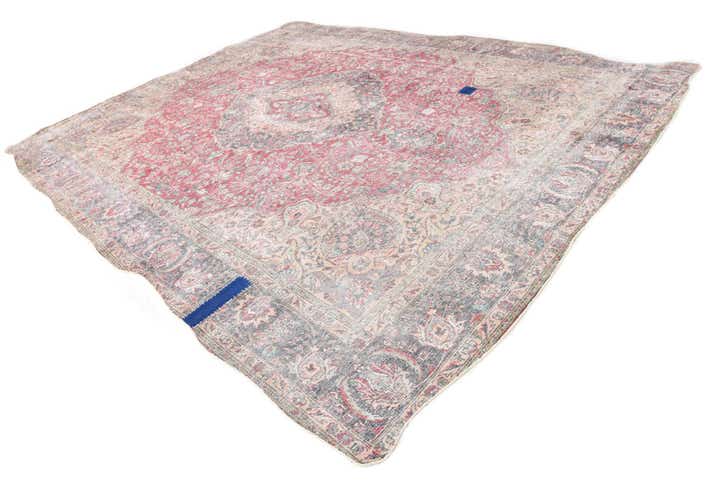 9' x 13' 2 Hand Knotted Ultra Vintage Persian Wool Rug