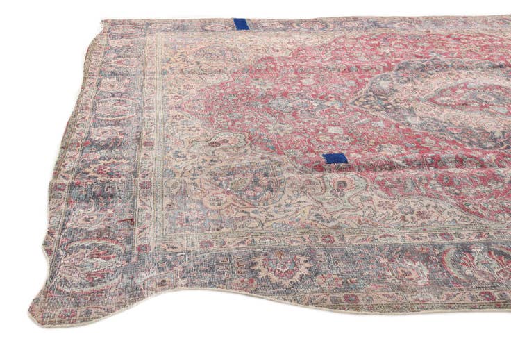 Detail image of 9' x 13' 2 Hand Knotted Ultra Vintage Persian Wool Rug