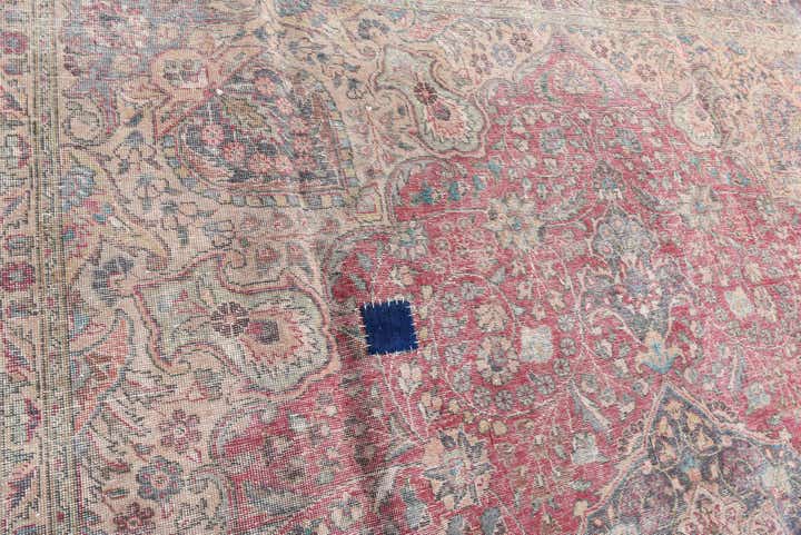 9' x 13' 2 Hand Knotted Ultra Vintage Persian Wool Rug