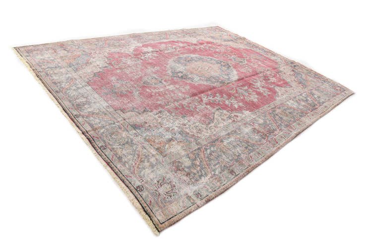 Detail image of 9' 8 x 13' 2 Hand Knotted Ultra Vintage Persian Wool Rug