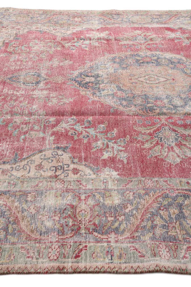 9' 8 x 13' 2 Hand Knotted Ultra Vintage Persian Wool Rug