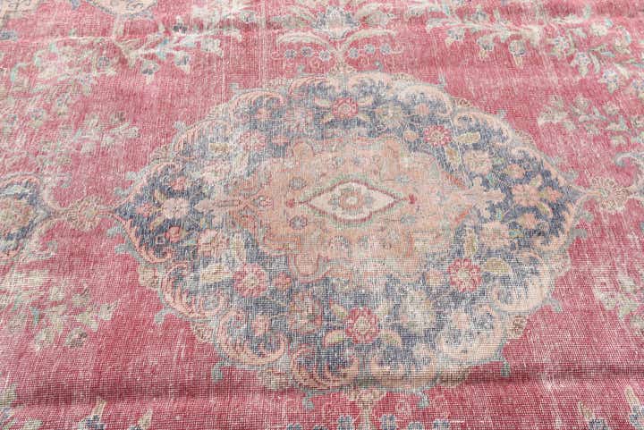 9' 8 x 13' 2 Hand Knotted Ultra Vintage Persian Wool Rug