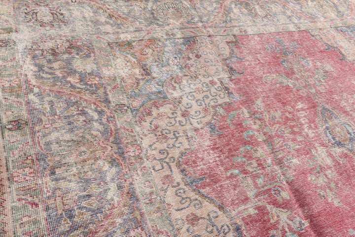 9' 8 x 13' 2 Hand Knotted Ultra Vintage Persian Wool Rug
