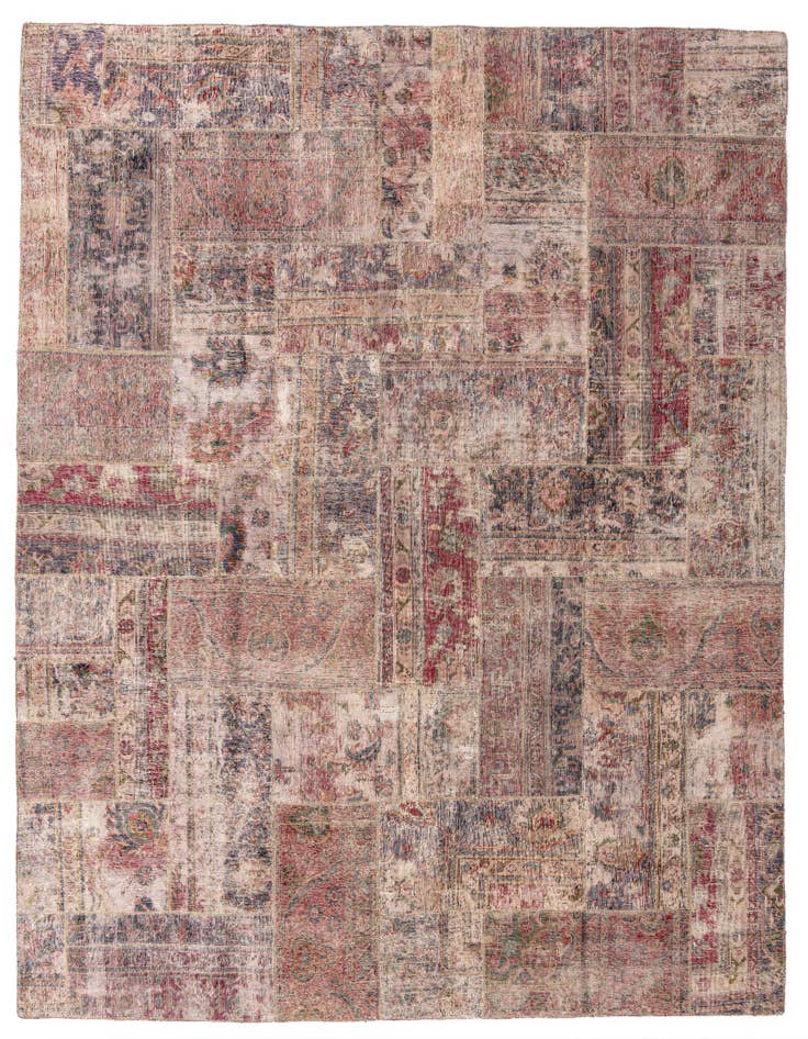 Detail image of 8' 6 x 10' 2 Hand Knotted Ultra Vintage Persian Wool Rug