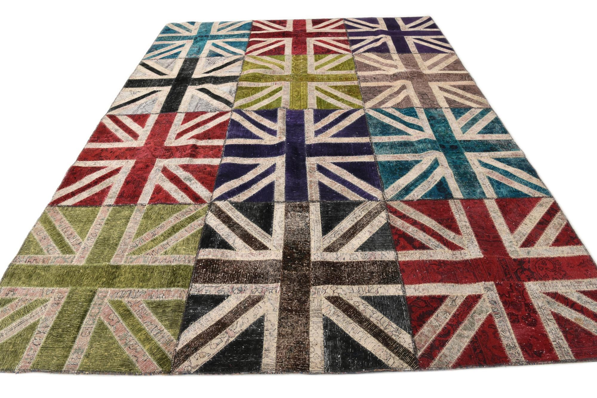 8' 5 x 11' 5 Hand Knotted Ultra Vintage Persian Wool Rug
