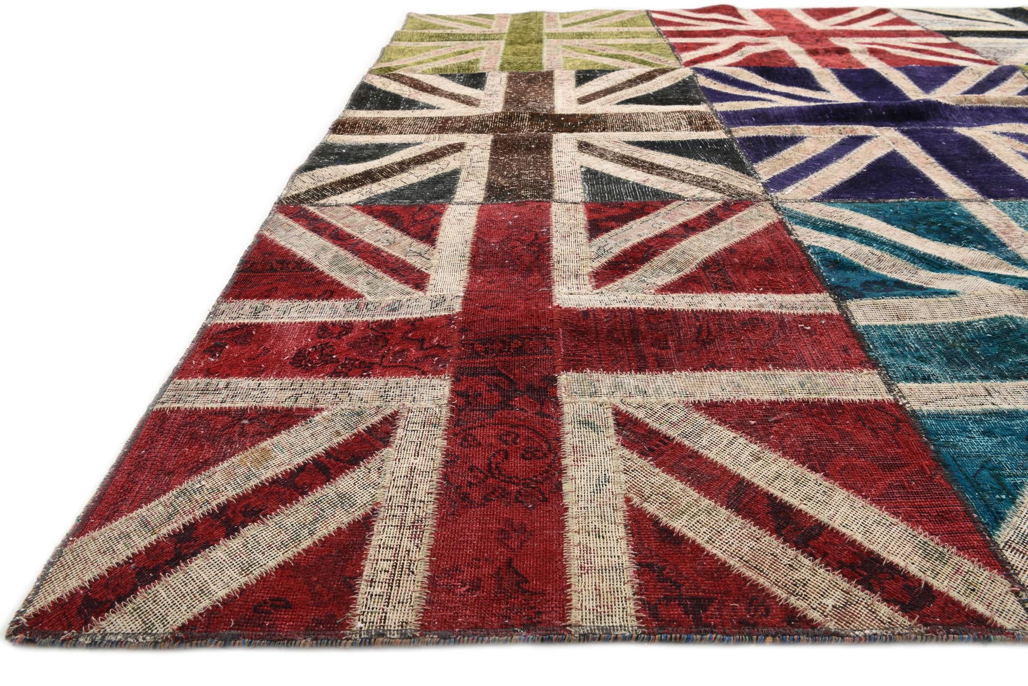8' 5 x 11' 5 Hand Knotted Ultra Vintage Persian Wool Rug