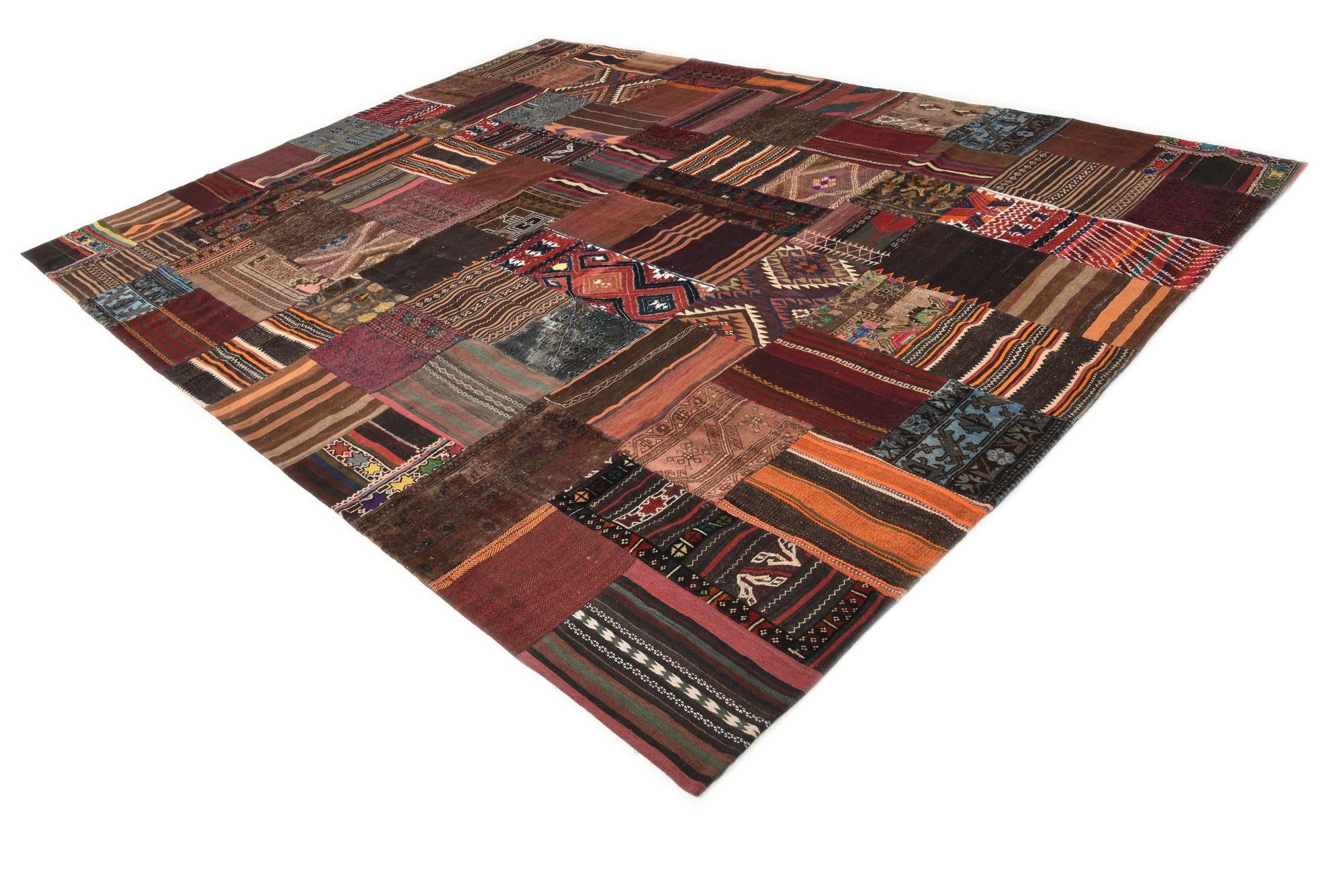 10' x 13' 5 Hand Knotted Ultra Vintage Persian Wool Rug
