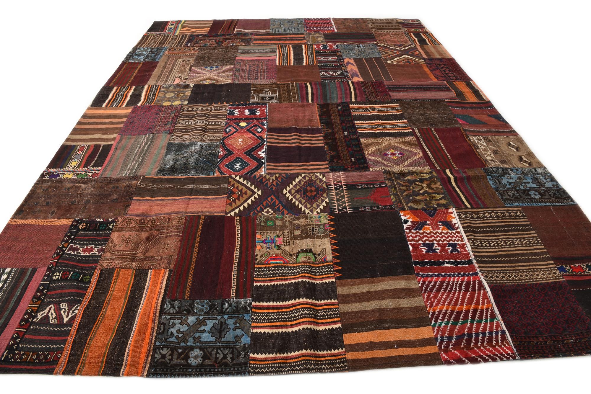 10' x 13' 5 Hand Knotted Ultra Vintage Persian Wool Rug