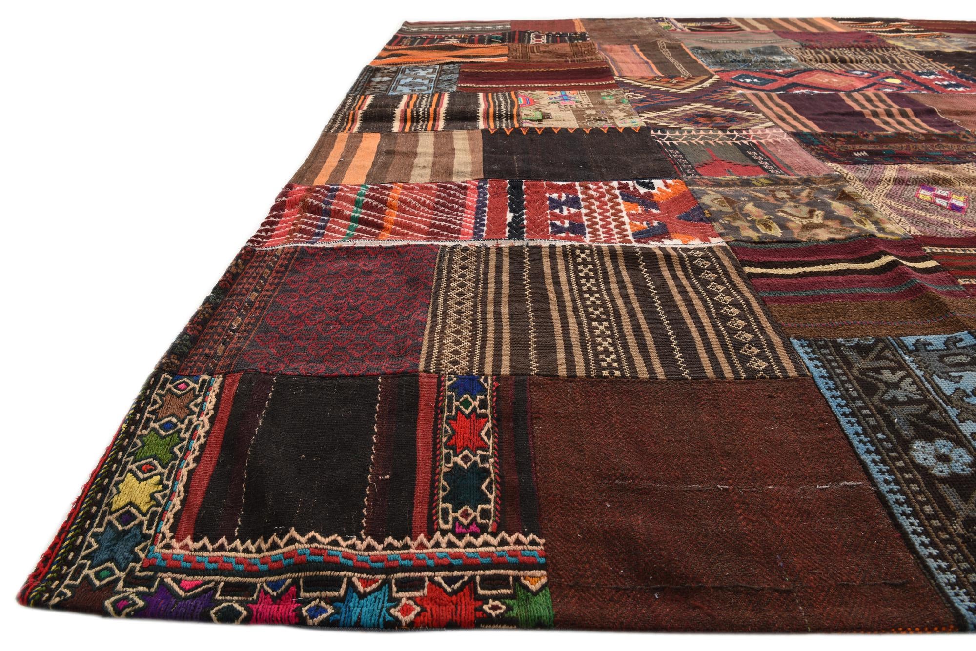 10' x 13' 5 Hand Knotted Ultra Vintage Persian Wool Rug