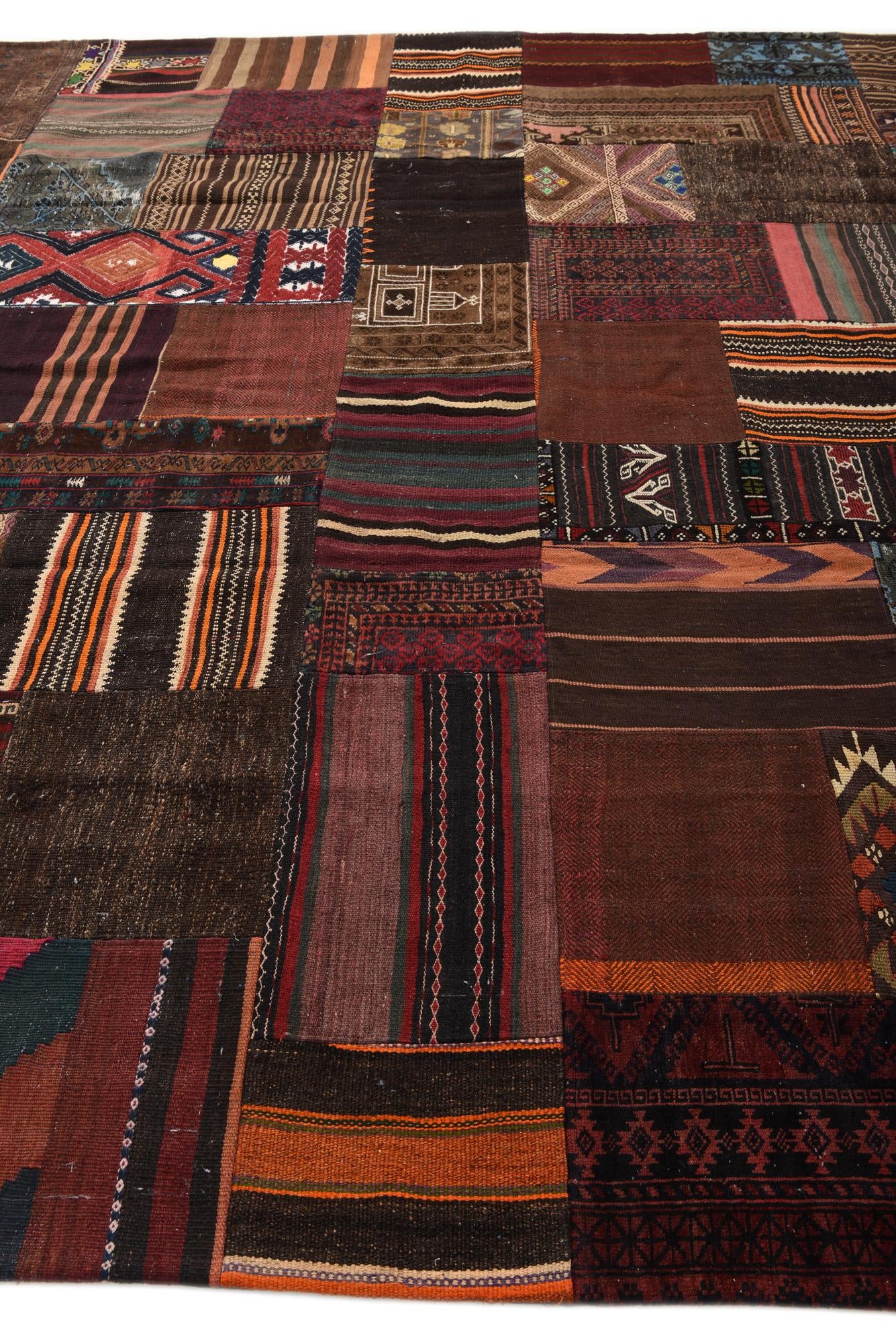 10' x 13' 5 Hand Knotted Ultra Vintage Persian Wool Rug