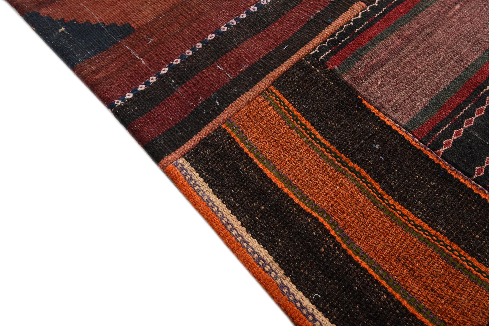 10' x 13' 5 Hand Knotted Ultra Vintage Persian Wool Rug