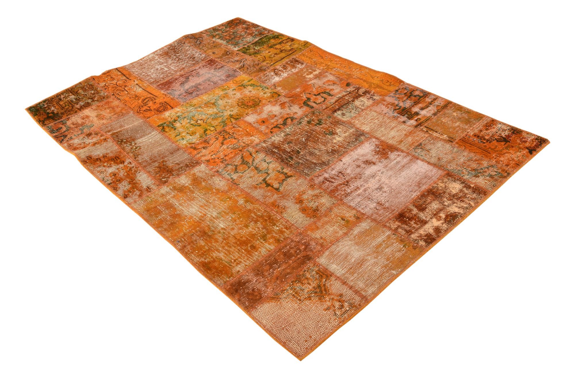 4' x 5' 10 Hand Knotted Ultra Vintage Persian Wool Rug