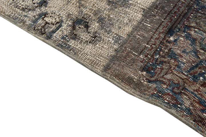 4' 7 x 6' 3 Hand Knotted Ultra Vintage Persian Wool Rug