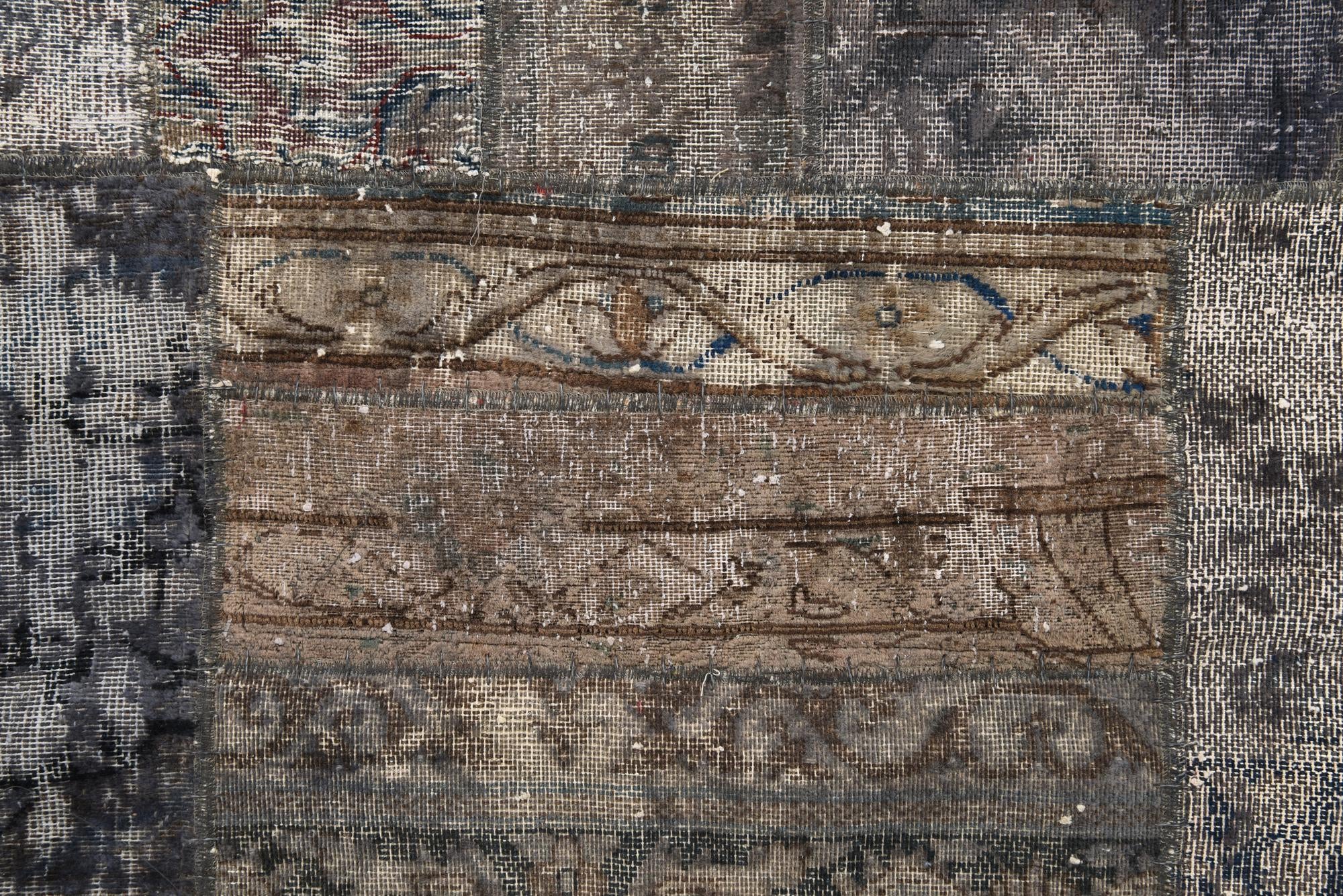 4' 7 x 6' 3 Hand Knotted Ultra Vintage Persian Wool Rug